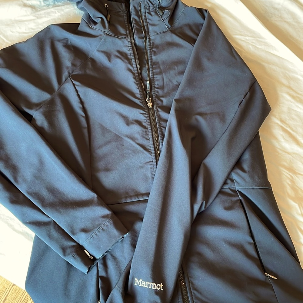 Marmot Black Windbreaker Size M